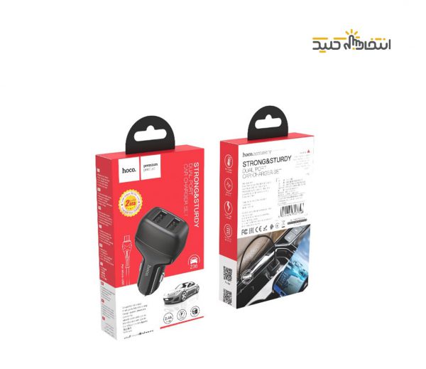 شارژر فندکی هوکو مدل Z36 همراه با کابل microUSB