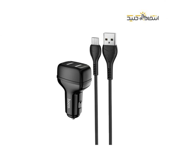 شارژر فندکی هوکو مدل Z36 همراه با کابل microUSB